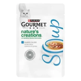 Deliciosa Sopa Gourmet Gold de Atún para Gatos - Comida Húmeda Saludable