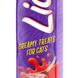 Snack Saludable para Gatos Dr. Zoo Licks Sabor Cordero - Pack 12x4x15gr