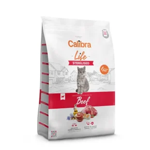Calibra Cat Life Sterilised Ternera 6kg - Alimento Seco Saludable para Gatos Esterilizados