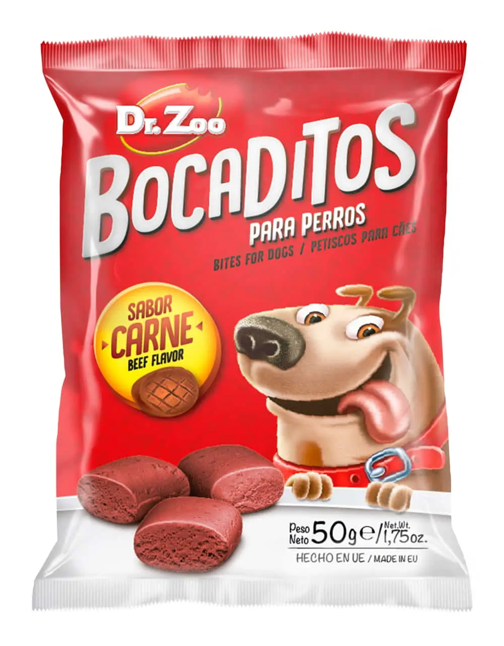 Dr. Zoo Perro Bocaditos Carne 12 × 50 g