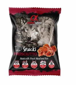 Alpha Spirit Canine Jamón Snacks 24 × 50 g