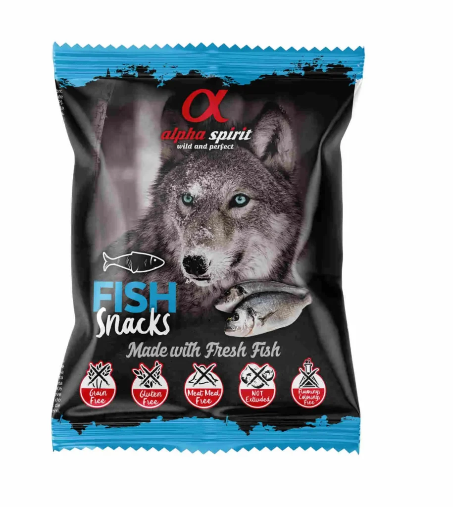 Alpha Spirit Canine Pescado Snacks 24 × 50 g