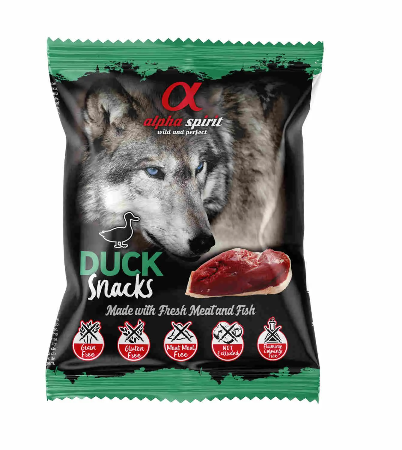 Alpha Spirit Canine Pato Snacks 24 × 50 g