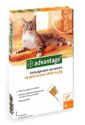 Advantage Gato 40 mg 0- 4 kg 4PIP