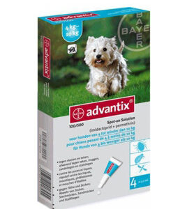 Advantix Antiparasitario para uso cutáneo que contiene imidacloprid y permetrina. Actúa como insecticida.  comprar advantix online