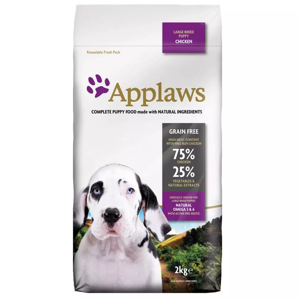 Applaws Pienso para Cachorros de Razas Grandes con Pollo 2 kg
