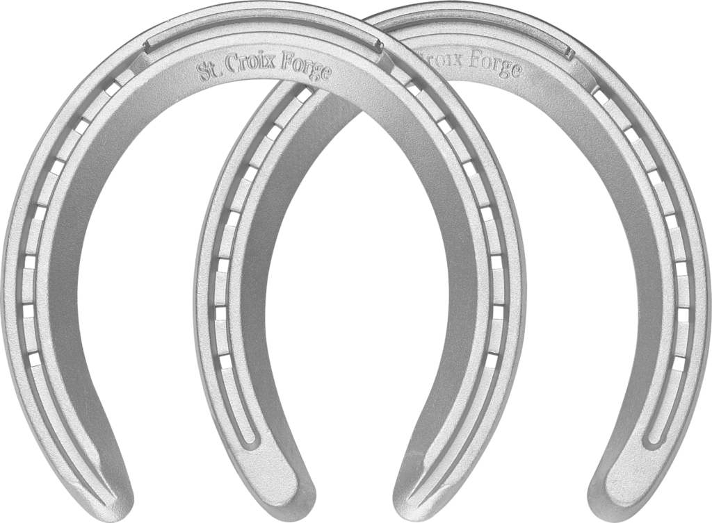 Herradura de aluminio de carrera anterior nº 7 · 1 pestaña · modelo ST C · herraje para caballos