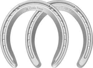 Herradura de aluminio de carrera anterior nº 7 · 1 pestaña · modelo ST C · herraje para caballos