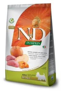 Farmina ND Alimento para Perros Mini Calabaza y Jabalí 800 g