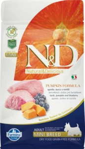 Farmina ND Alimento para Perros Mini Calabaza y Cordero 800 g