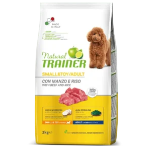Natural Trainer para Perros Adultos Mini de Ternera 2 kg