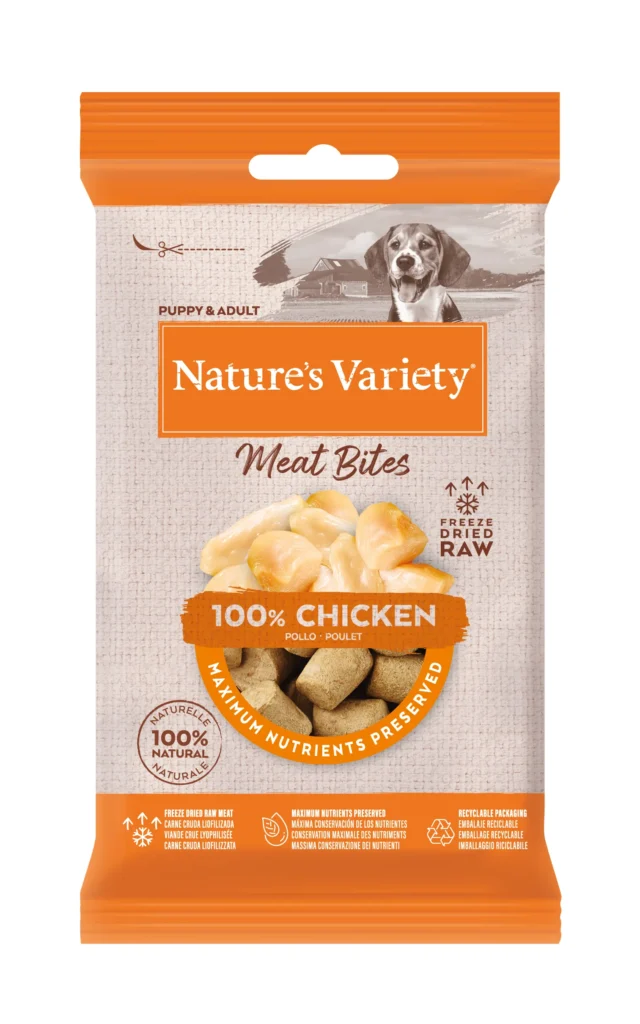 Nature’s Variety Bocaditos Liofilizados de Pollo 20 × 20 g