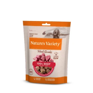 Nature’s Variety – Trozos de res beef liofilizados 6 × 50 g