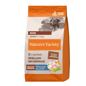 Nature’s Variety 3 kg – Pienso natural para perros adultos mini con pescado