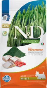 Farmina ND Alimento para Perros Mini Spirulina y Arenque 2 kg