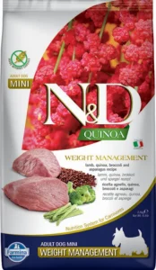Farmina ND Quinoa Control de Peso para Perros Mini Cordero 2,5 kg