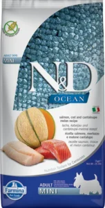 Farmina ND Alimento para Perros Mini Ocean Salmón y Bacalao 7 kg