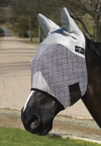 Máscara antimoscas Professional's Choice con orejas talla Cob · caballos
