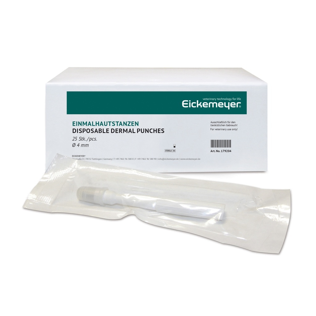 Trépano de biopsia cutánea 4 mm