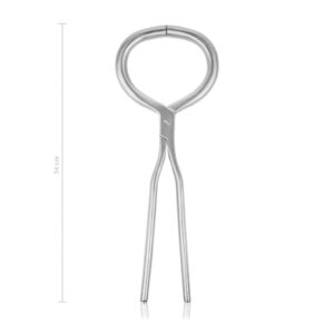 Pinza para cascos Tentar 18 × 35 cm recta, punta muy redonda · exploración de cascos