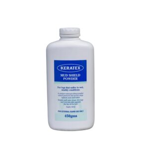 Keratex Mud Shield 450 g · protector antibacteriano para extremidades de caballos