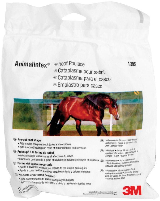 Animalintex Hoof Shaped · apósito en forma de casco para cataplasmas