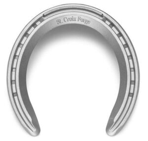 Herradura de aluminio de carrera anterior nº 5 · 1 pestaña · modelo ST C · herraje para caballos