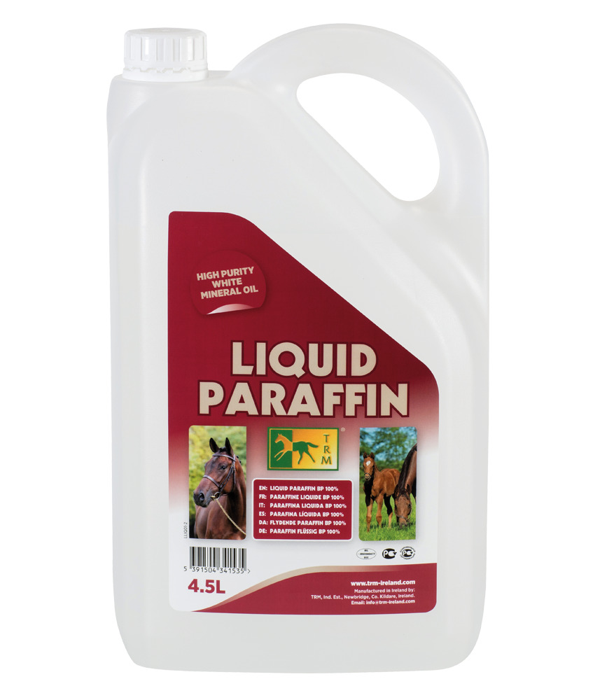 Liquid Paraffin 4,5 l · parafina líquida para caballos
