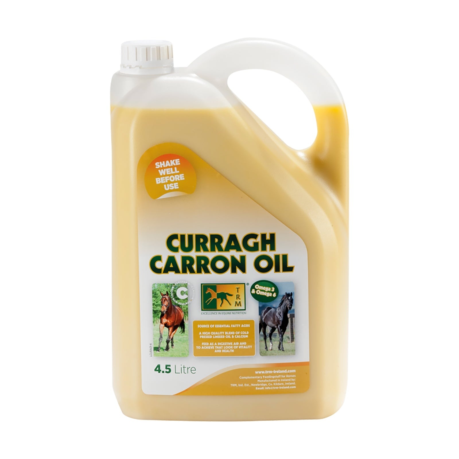 Curragh Carron Oil 4,5 l · aceite de linaza omega 3-6 para caballos