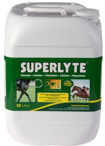 Superlyte Syrup 10 l · electrolitos y glucosa en jarabe para caballos