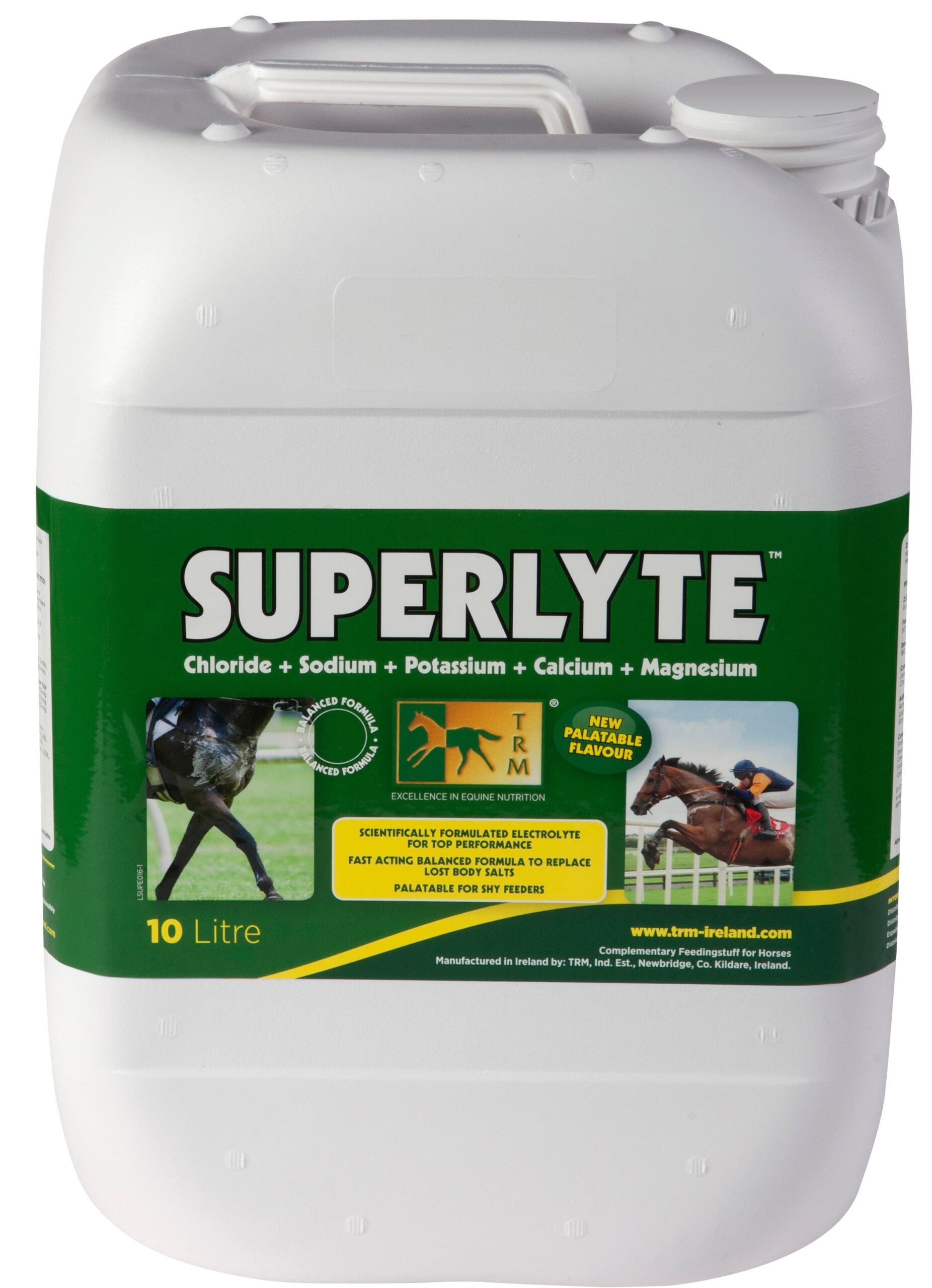 Superlyte Syrup 10 l · electrolitos y glucosa en jarabe para caballos