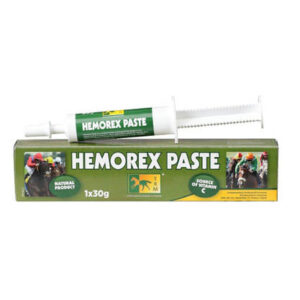 Hemorex Paste 30 g · pasta respiratoria con vitamina C y hierro para caballos