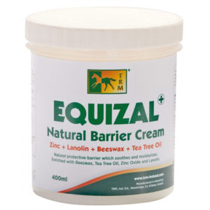 Equizal TRM 400 ml · crema protectora y cicatrizante para la piel del caballo