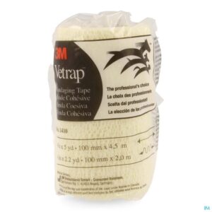 Venda cohesiva Cohes.Vetrap 10 cm x 4,5 m blanca