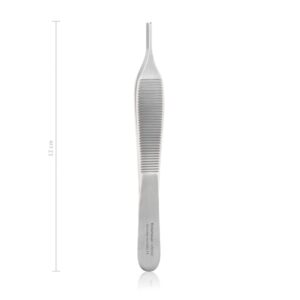 Pinza Adson sin dientes 12 cm · instrumental quirúrgico para caballos