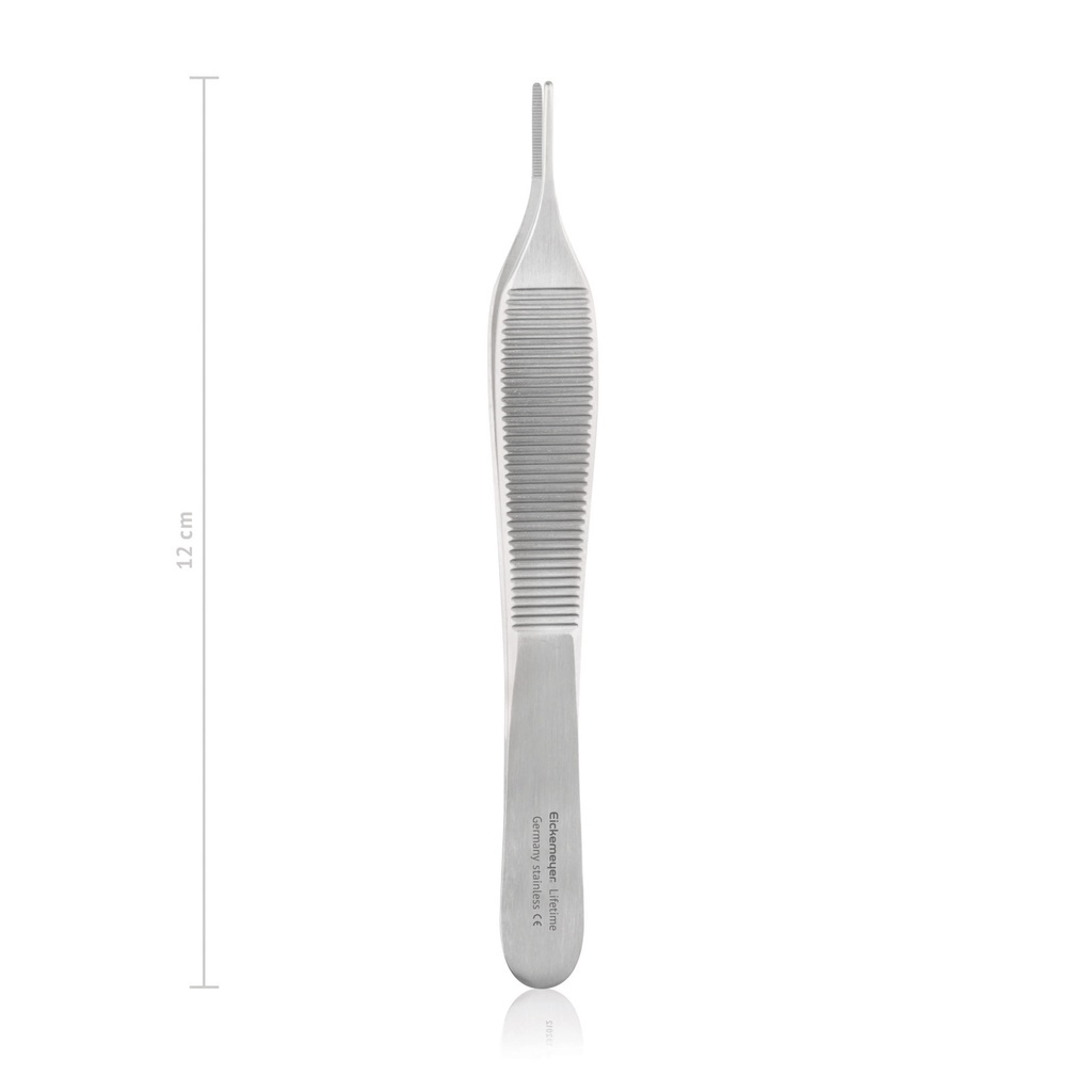Pinza Adson sin dientes 12 cm · instrumental quirúrgico para caballos