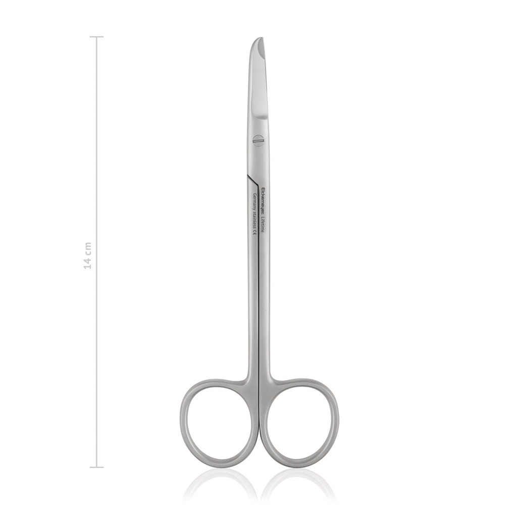 Tijera de sutura Littauer recta 14 cm · instrumental quirúrgico para caballos