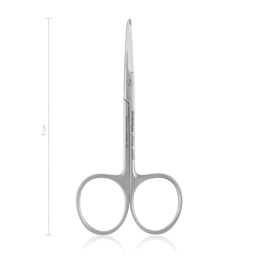 Tijera de sutura Spencer 9 cm · instrumental quirúrgico para caballos