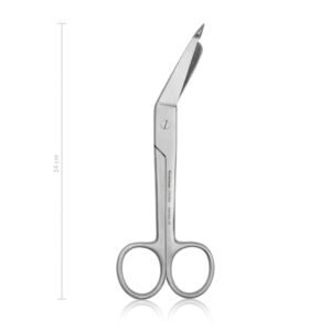 Tijera Lister 14 cm · para cortar vendajes y apósitos en veterinaria