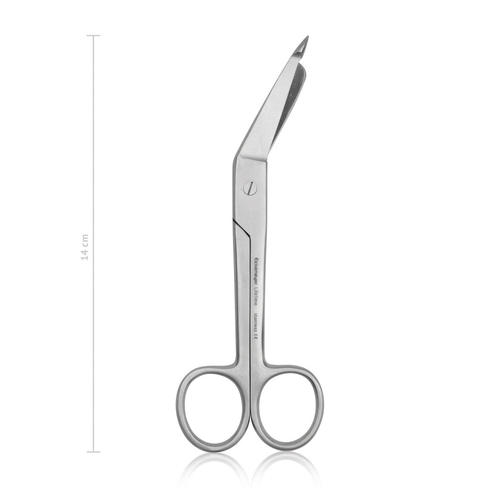Tijera Lister 14 cm · para cortar vendajes y apósitos en veterinaria