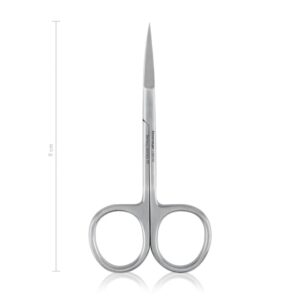 Tijera iris curva AG/AG 11,5 cm · corte fino para cirugía