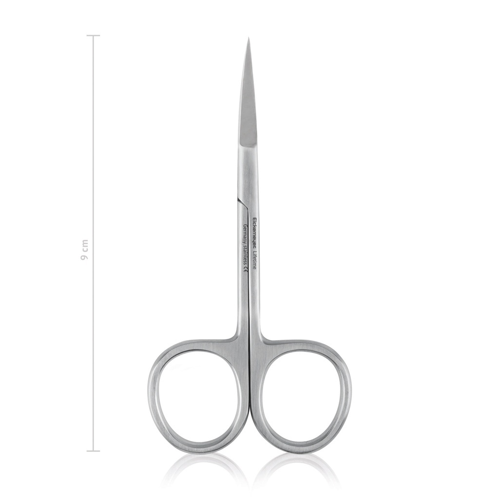 Tijera iris curva AG/AG 11,5 cm · corte fino para cirugía