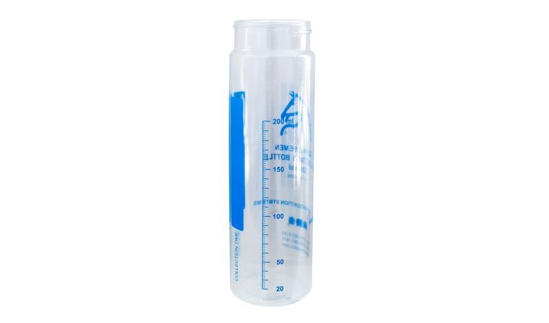 Biberón recolector de semen Missouri Premium 250 ml para vagina artificial · reproducción equina