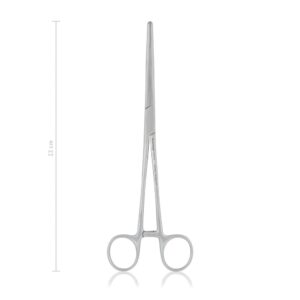 Pinza Rochester-Pean curva 30 cm · instrumental quirúrgico veterinario