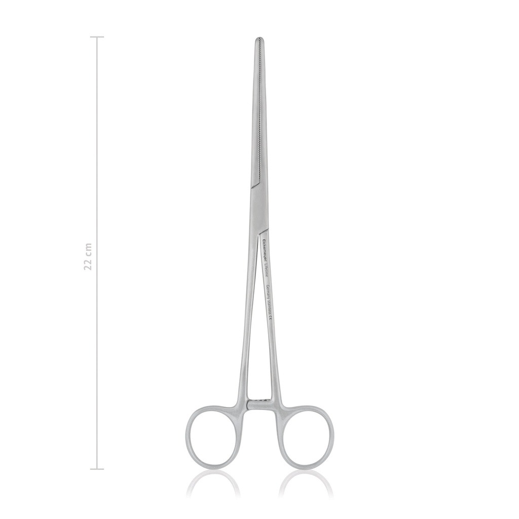 Pinza Rochester-Pean curva 30 cm · instrumental quirúrgico veterinario