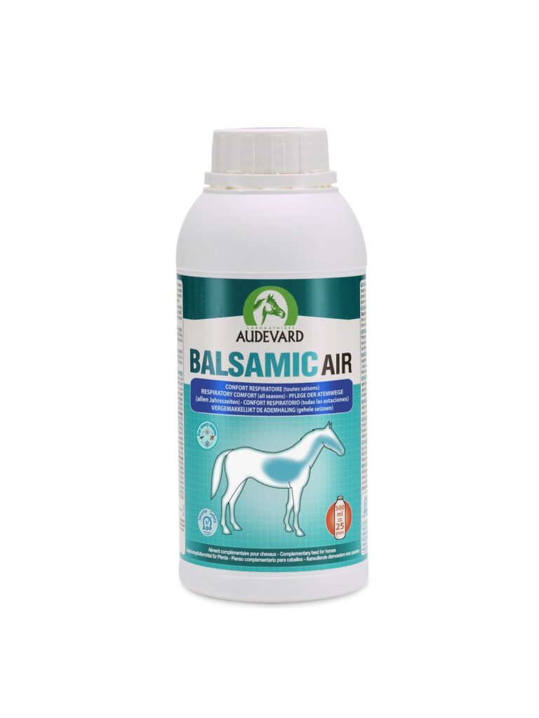 Balsamic Air 500 ml · suplemento líquido para caballos con extractos vegetales