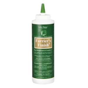 Farriers Finish 473 ml · desinfectante para cascos de caballo