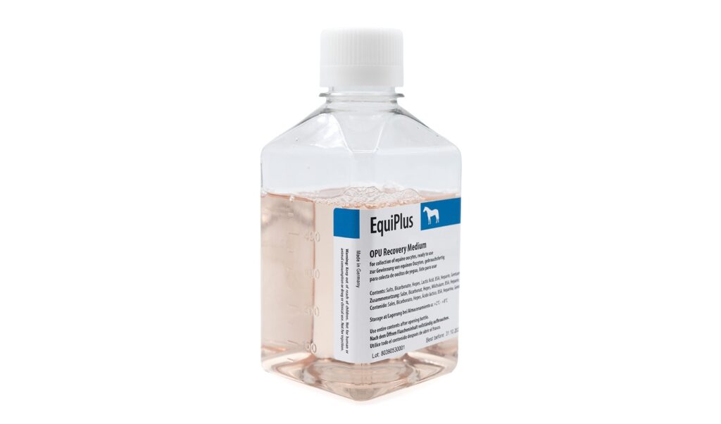 Equiplus medio de recuperación para OPU 500 ml · listo para usar en caballos