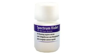 Diluyente Spectrum Violeta para congelación de semen equino 30 ml