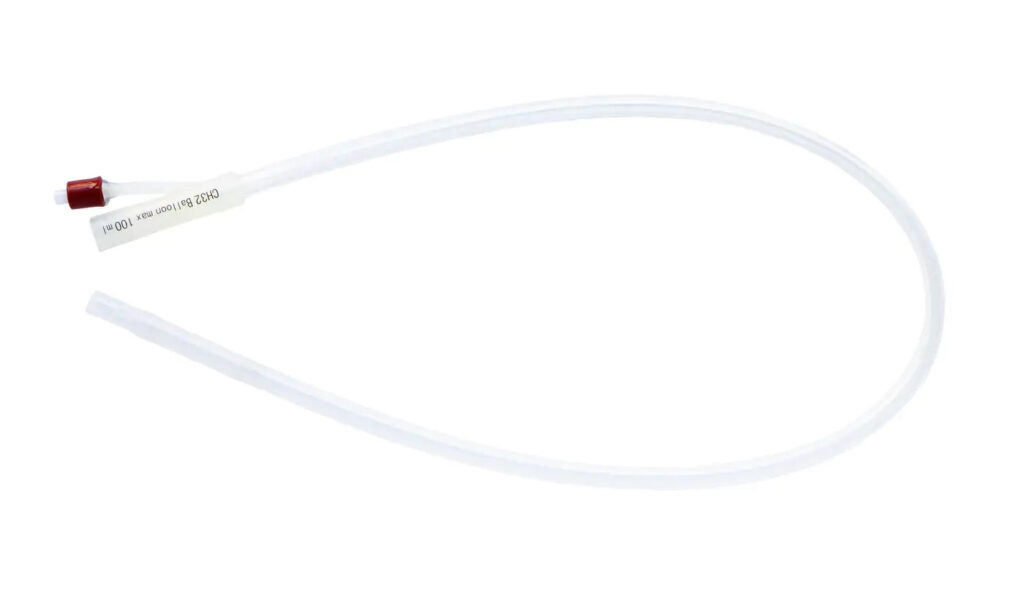 Sonda de lavado Foley de silicona CH32, 915 mm, balón 100 ml · caballos